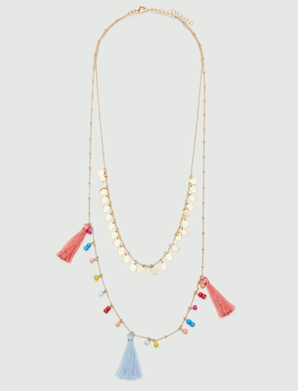 Double necklace, coral - Marella