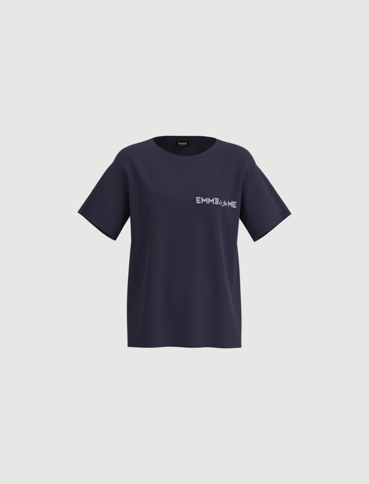 Embroidered T-shirt, navy - Marella