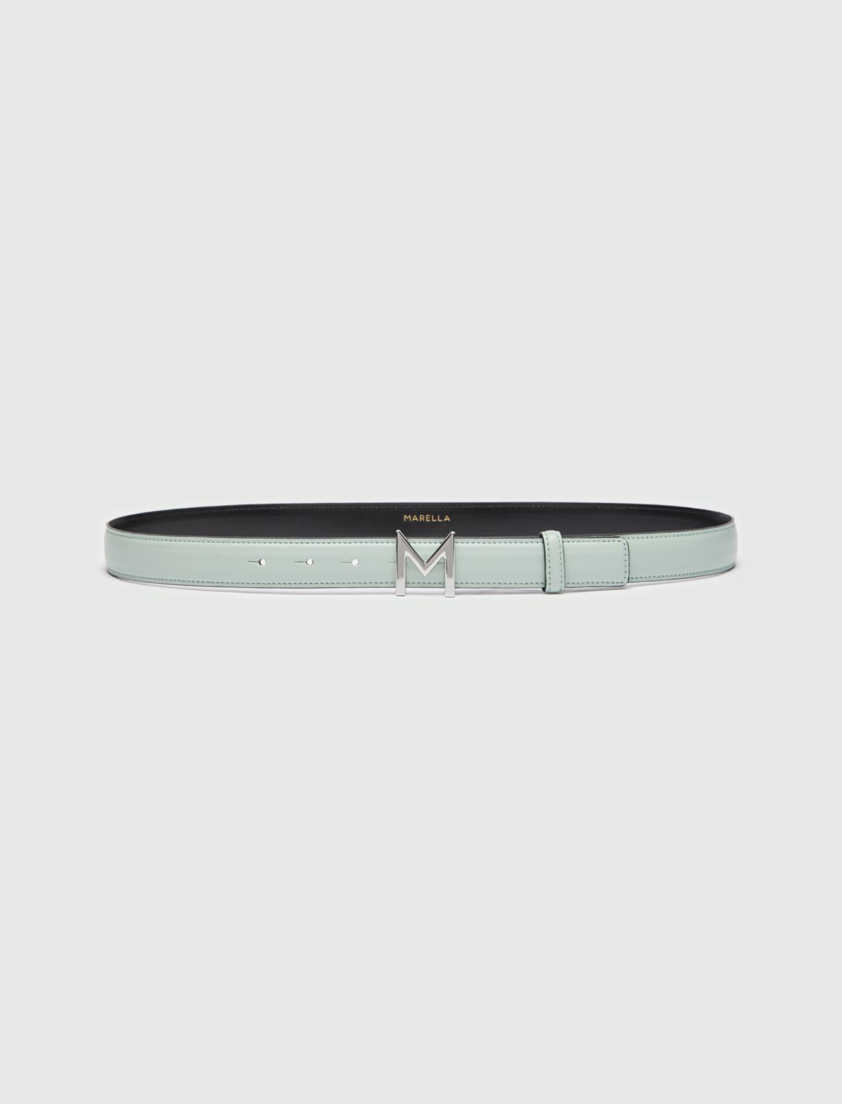 Cintura in pelle MONOCHROME, verde pastello - Marella