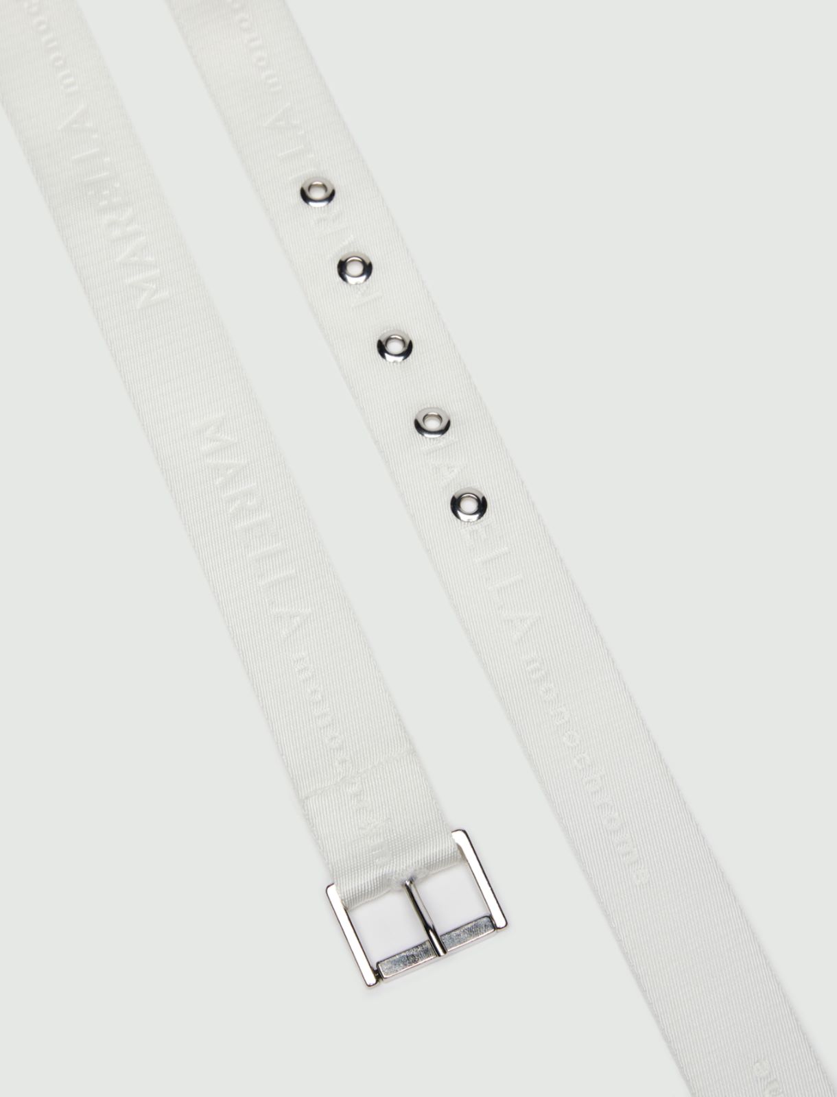 Ribbon belt MONOCHROME, white - Marella