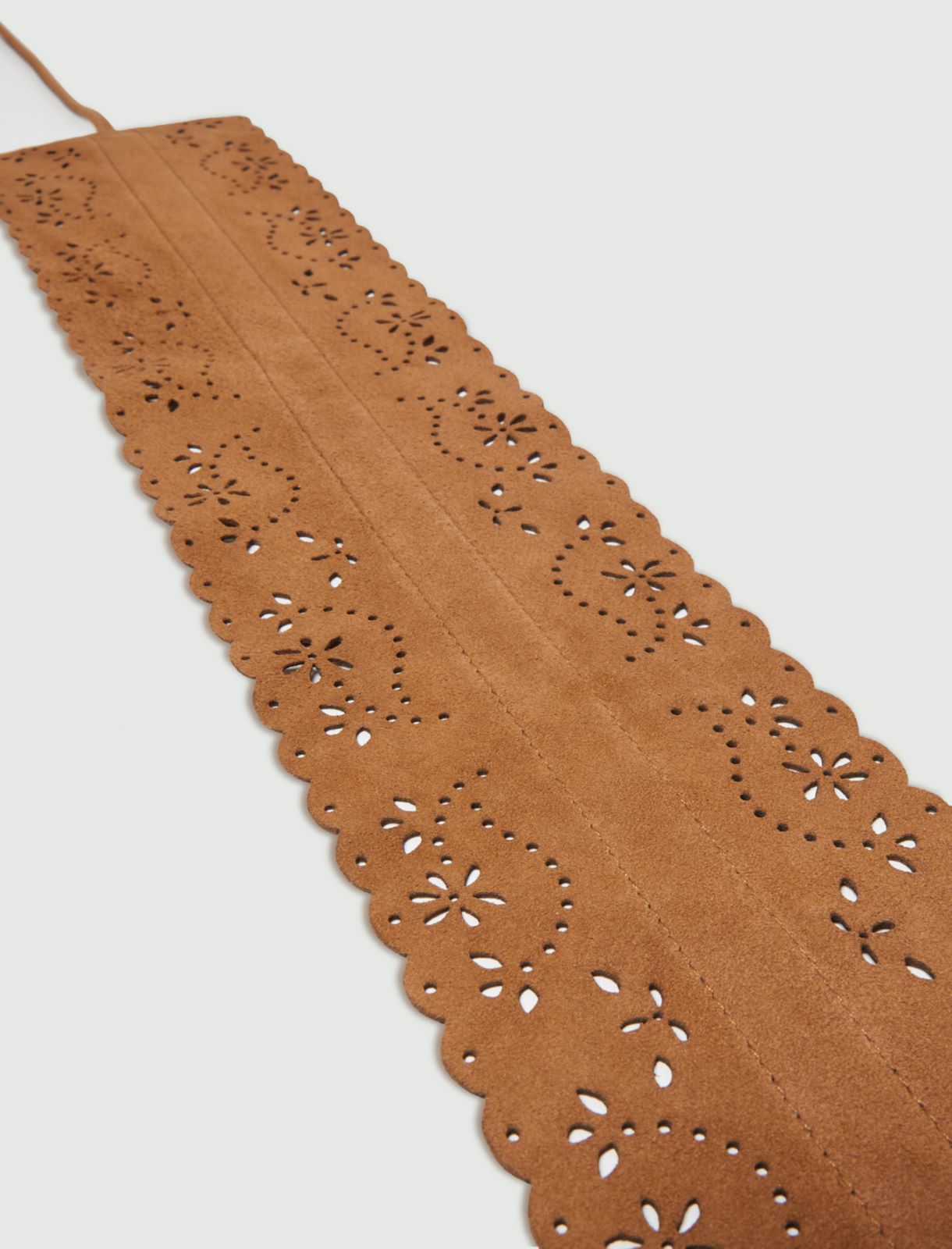 Suede belt, tobacco - Marella