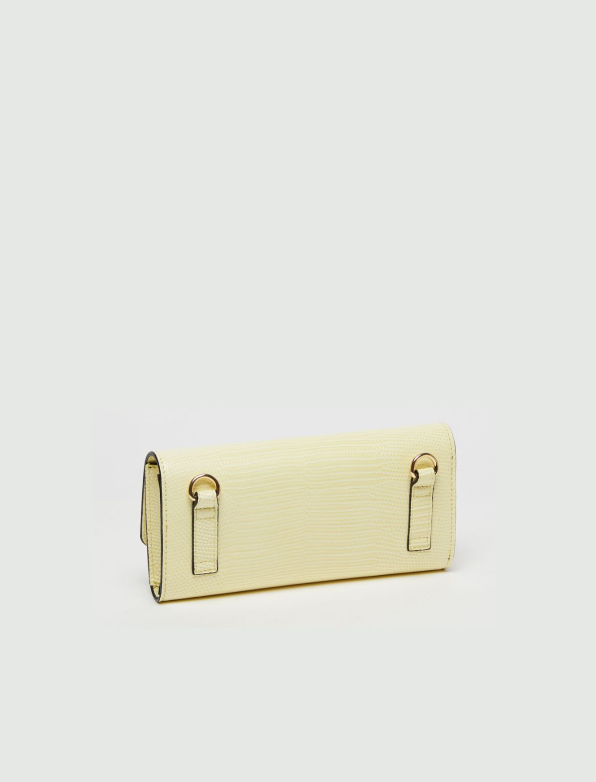 Shoulder-strap clutch bag, yellow - Marella