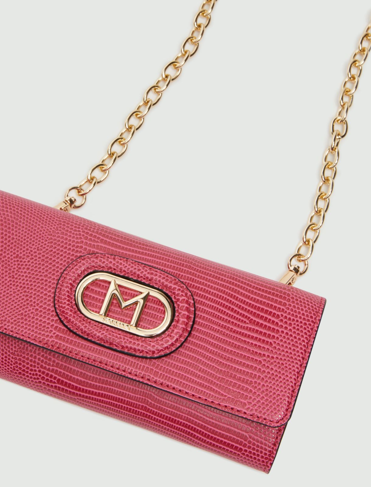 Shoulder-strap clutch bag, fuchsia - Marella