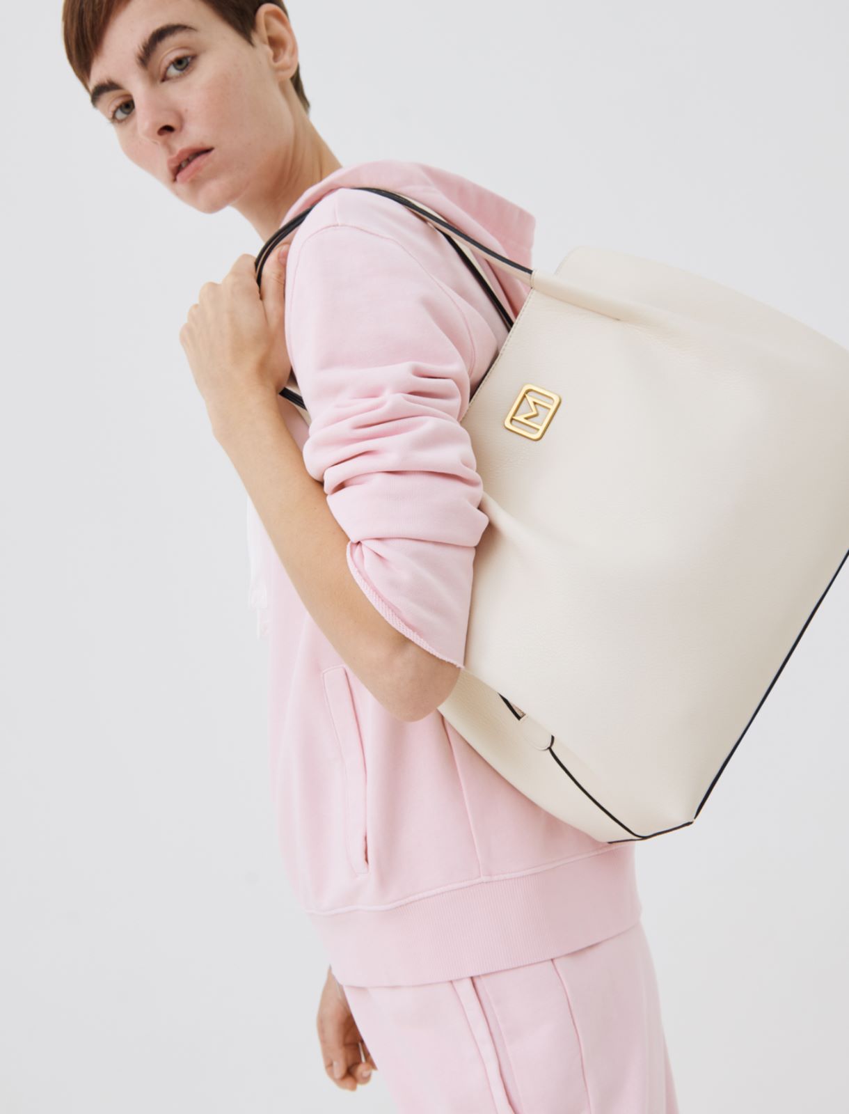 Shopping tote, white - Marella