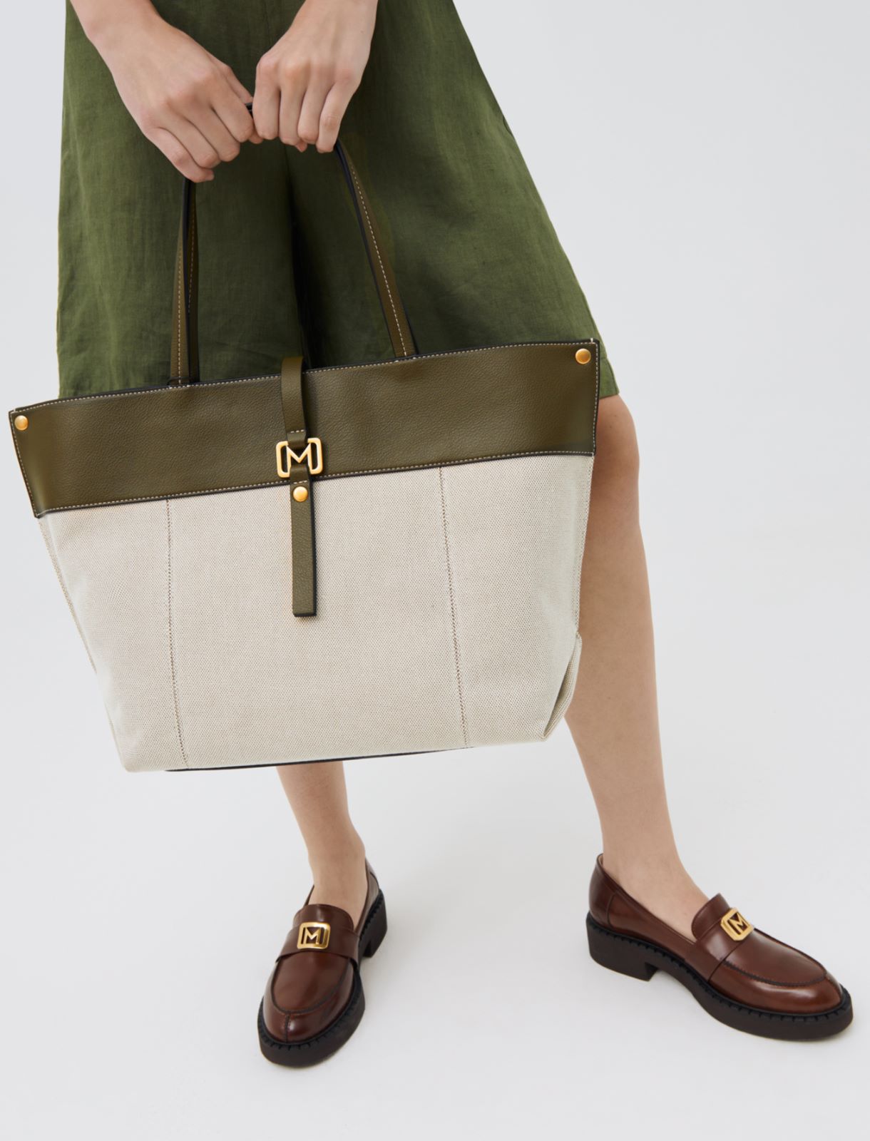 Shopping tote, kaki - Marella