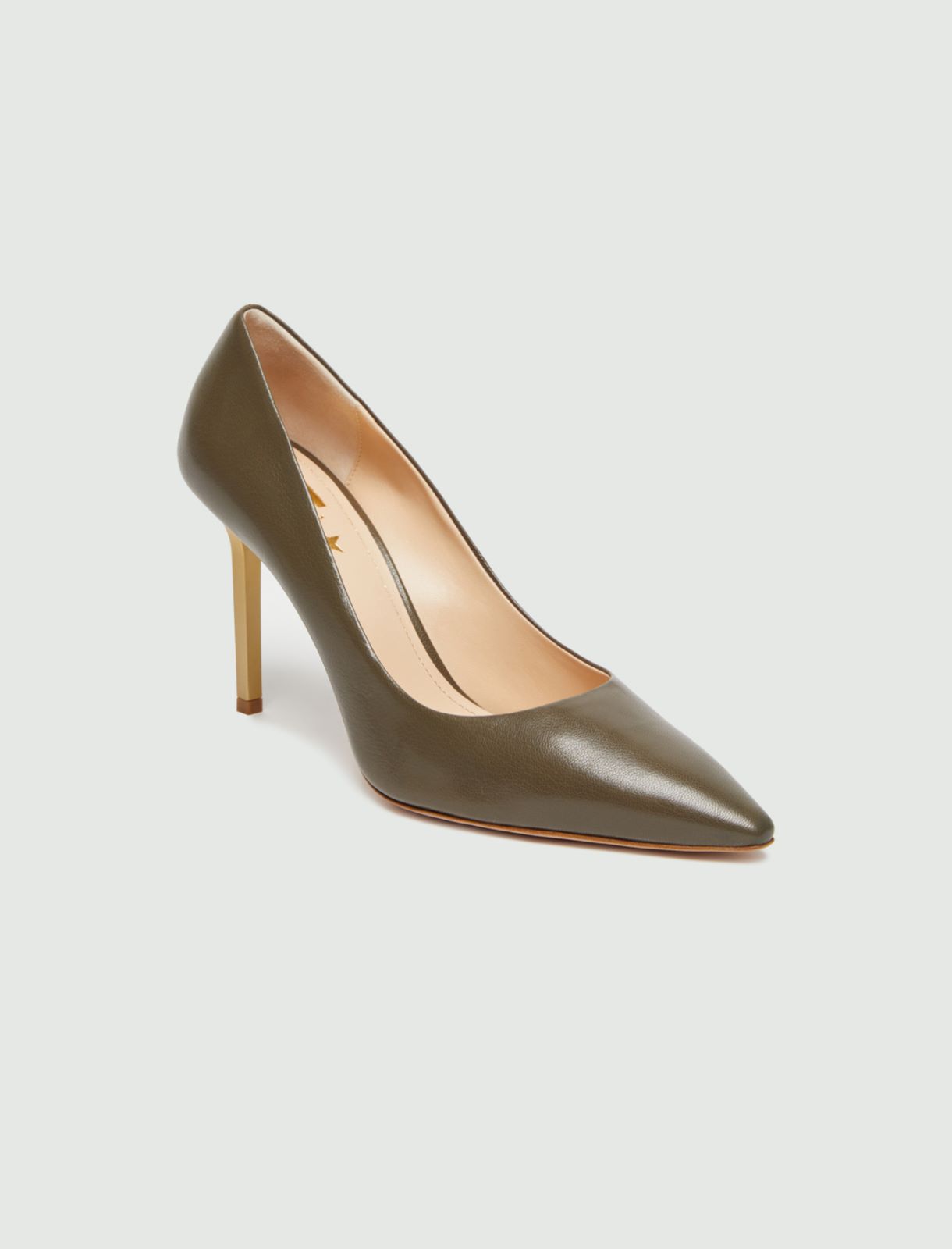 Leather court shoes Marella