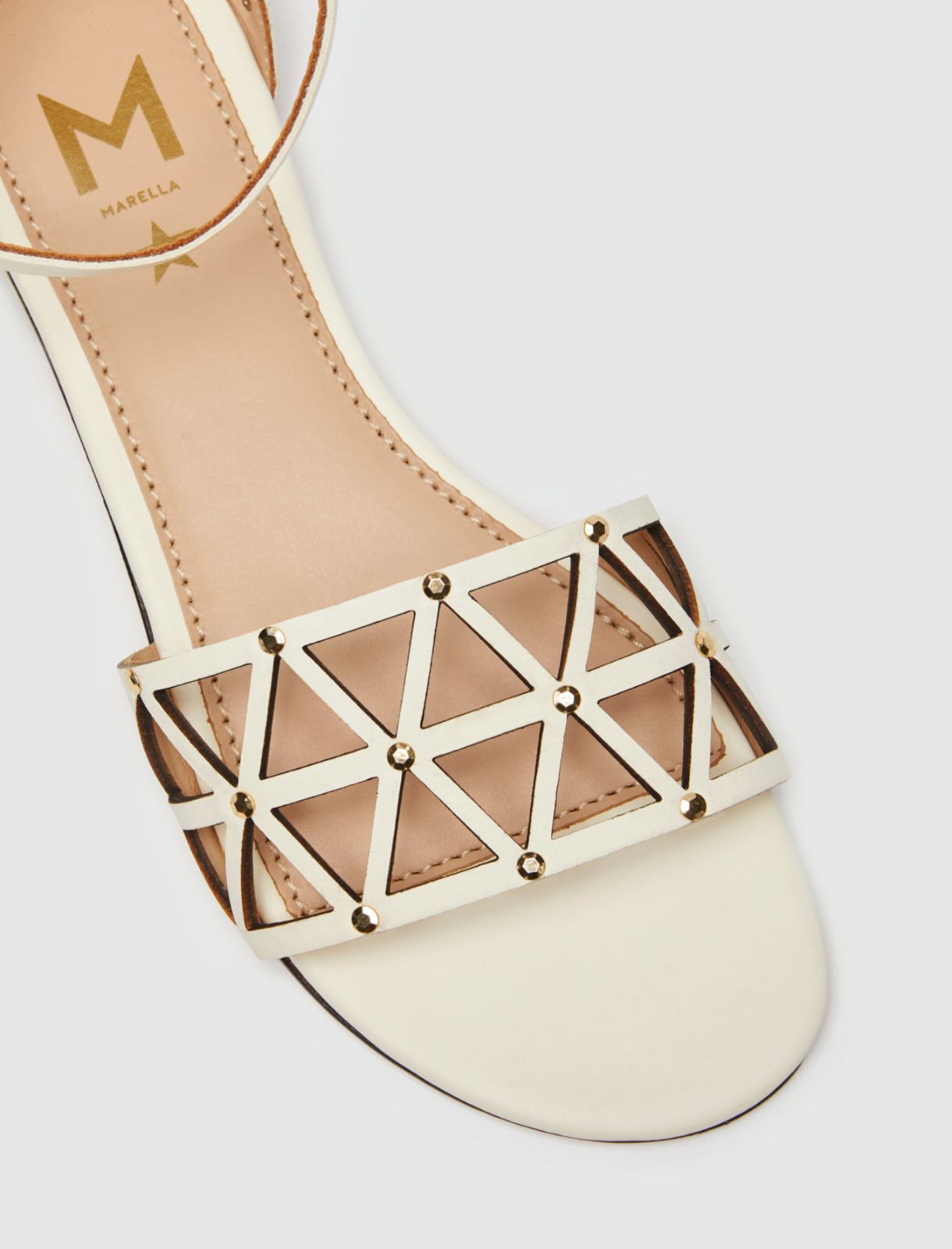 Flat sandals, milk - Marella