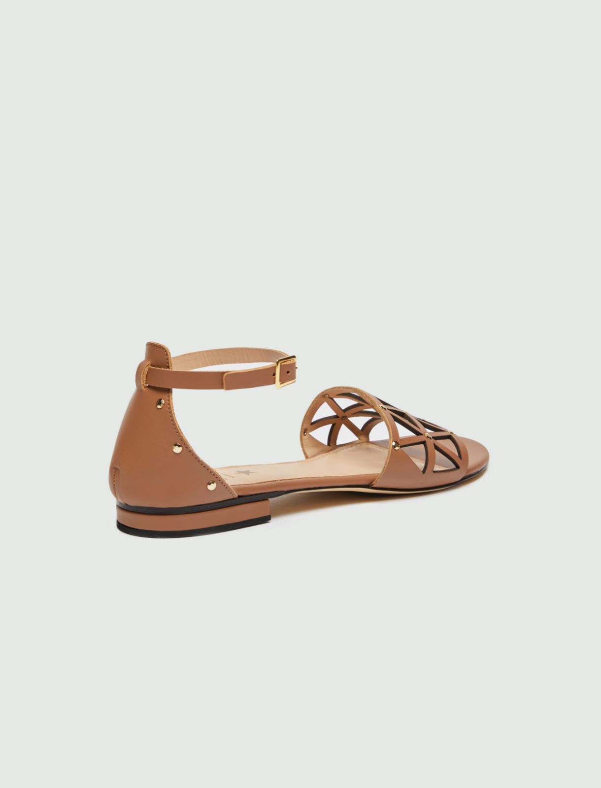 Sandales plates, noisette - Marella