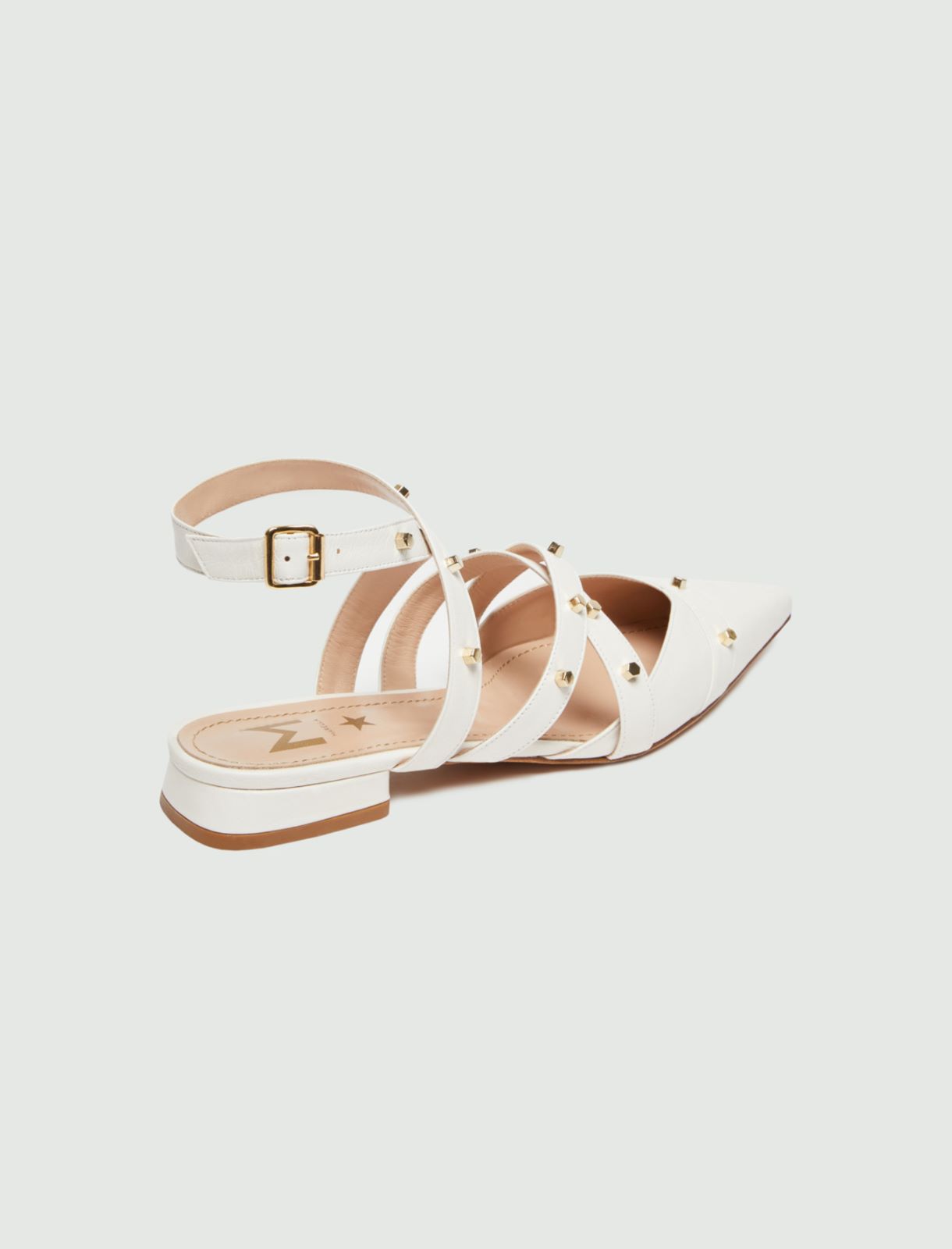 Leather sandals, white - Marella