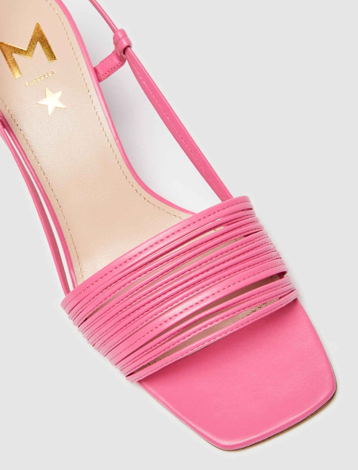 Heeled sandals, fuchsia - Marella