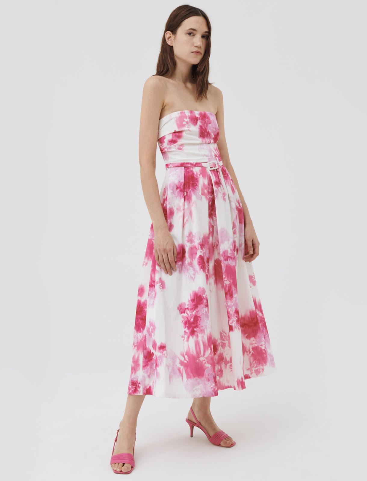 Heeled sandals, fuchsia - Marella