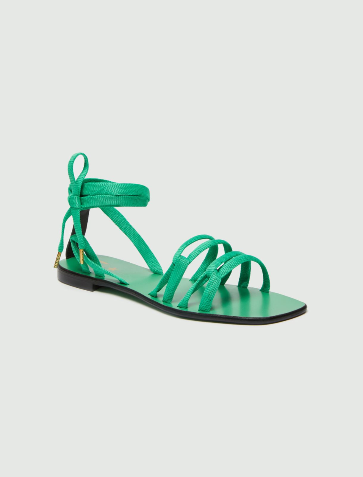 Leather sandals, green - Marella