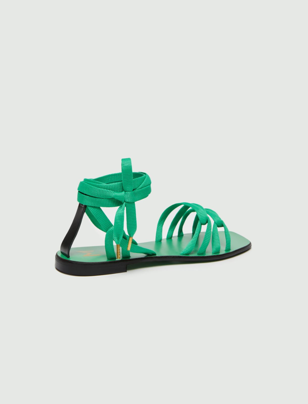 Leather sandals, green - Marella