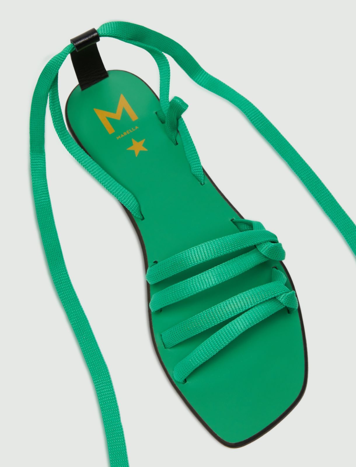 Leather sandals, green - Marella