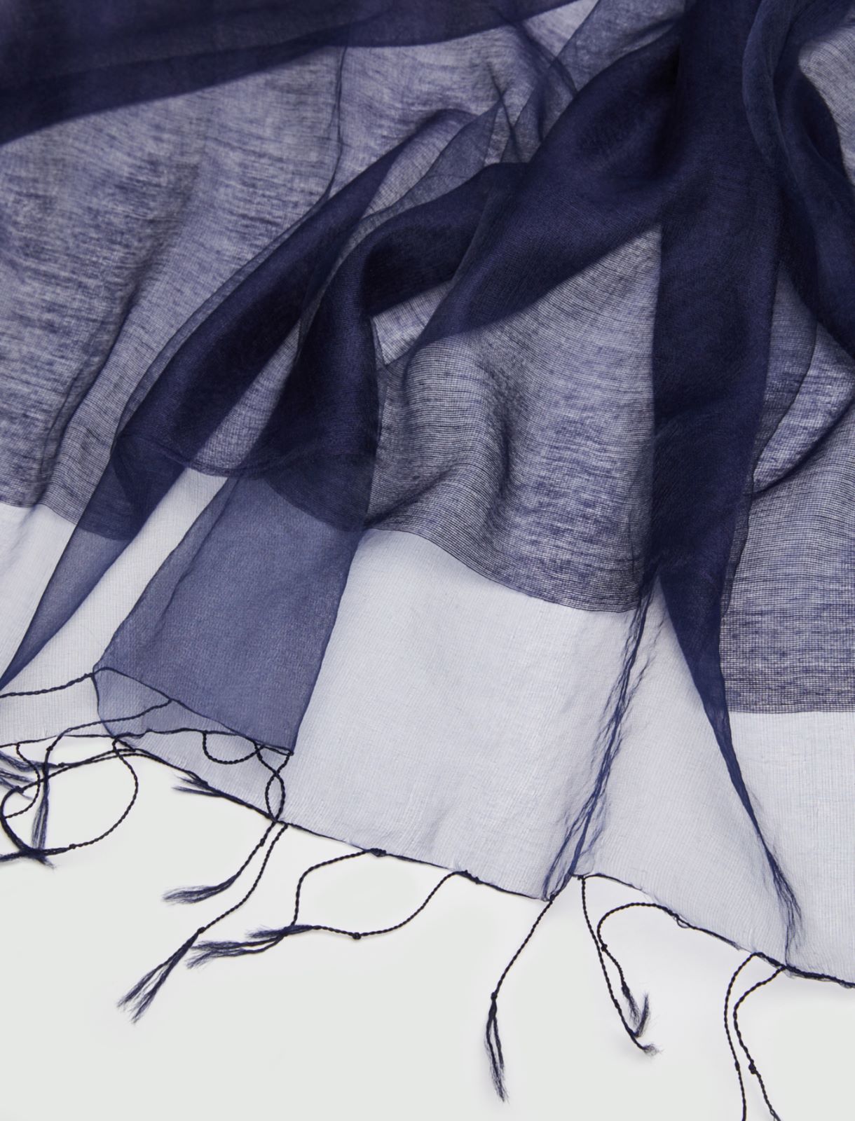Silk-blend stole, ultramarine - Marella