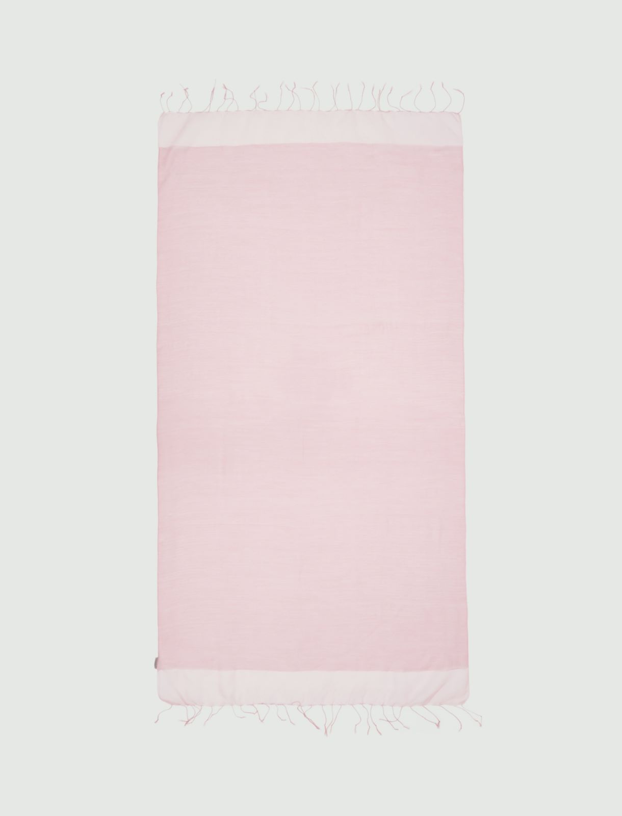 Silk-blend stole, pink - Marella