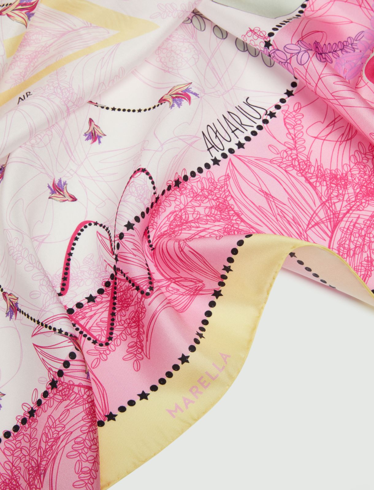 Silk neckerchief, pink - Marella
