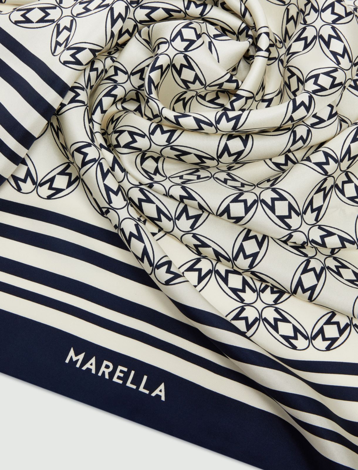 Silk neckerchief, ultramarine - Marella