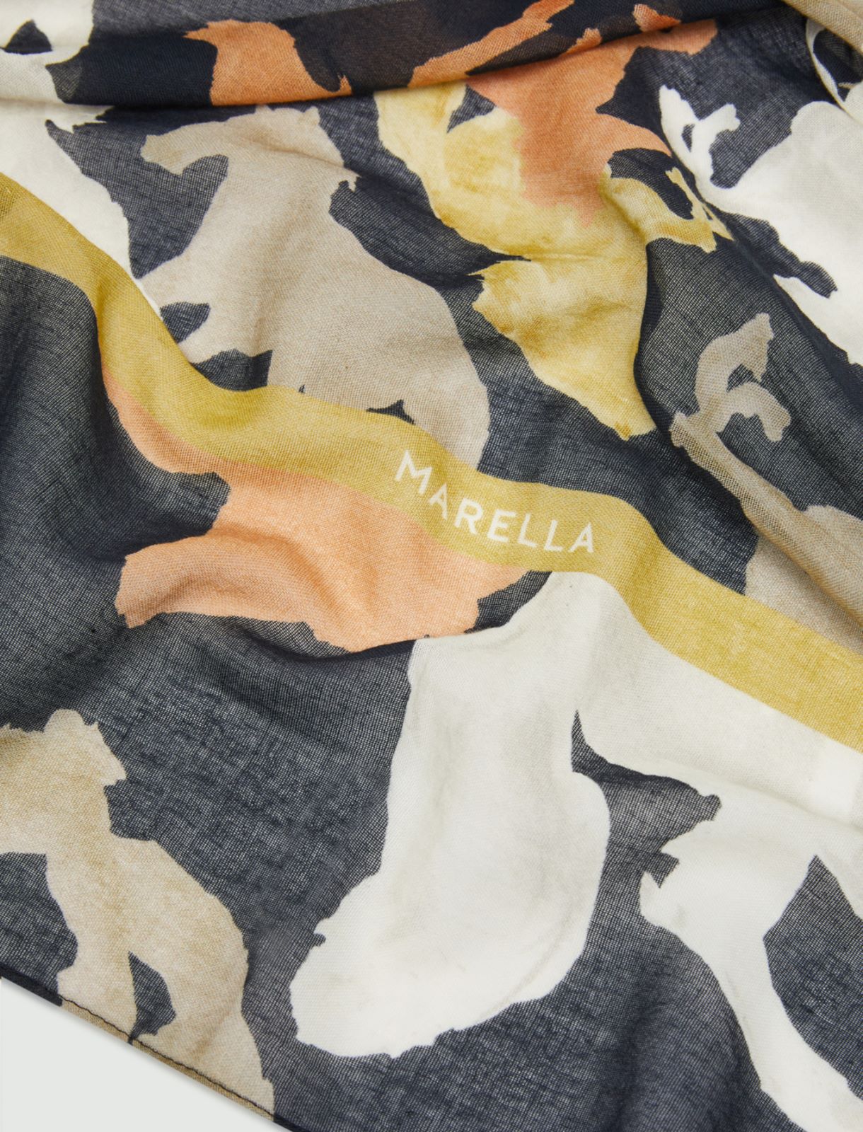 Cotton stole, black - Marella