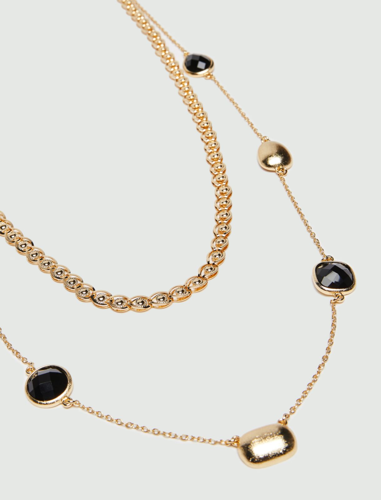 Long necklace, black - Marella