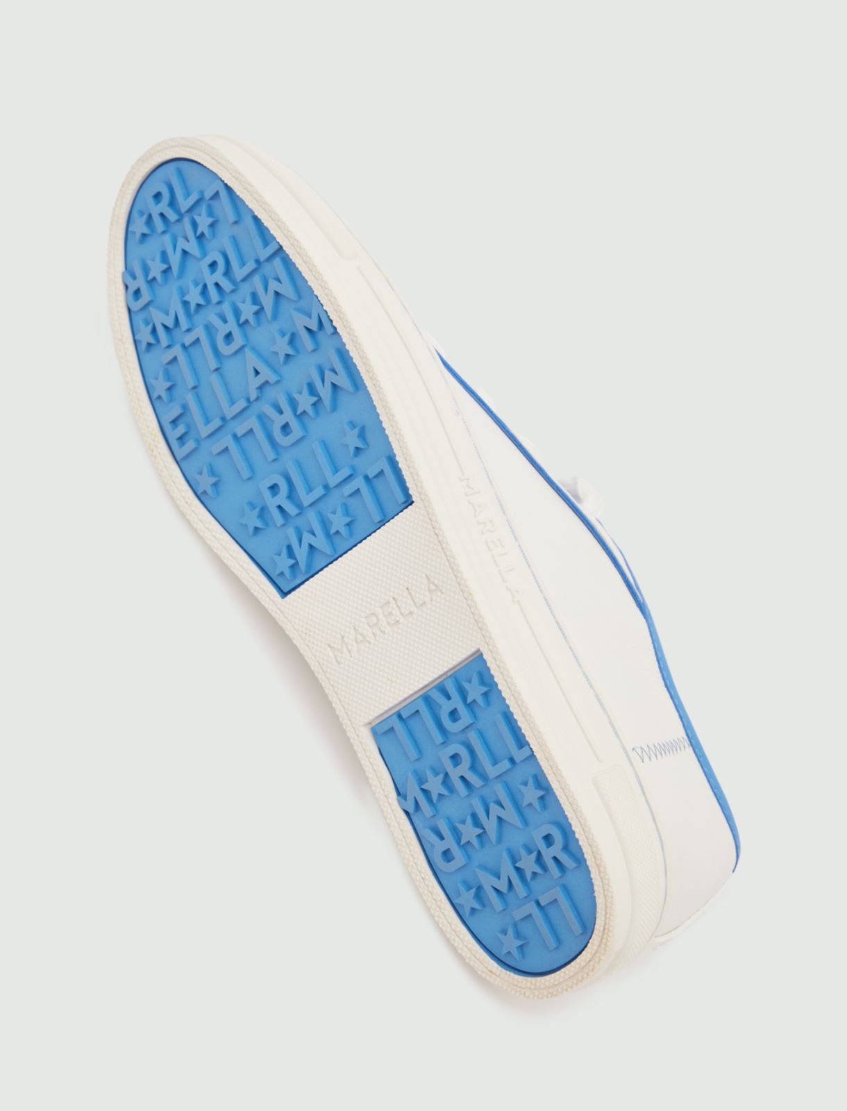 Leather sneakers, light blue - Marella