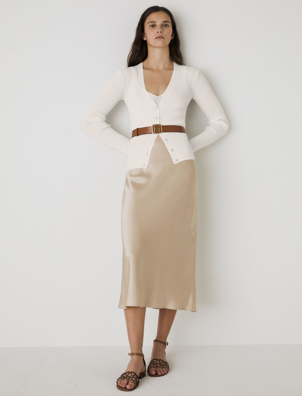 Satinrock, beige - Marella