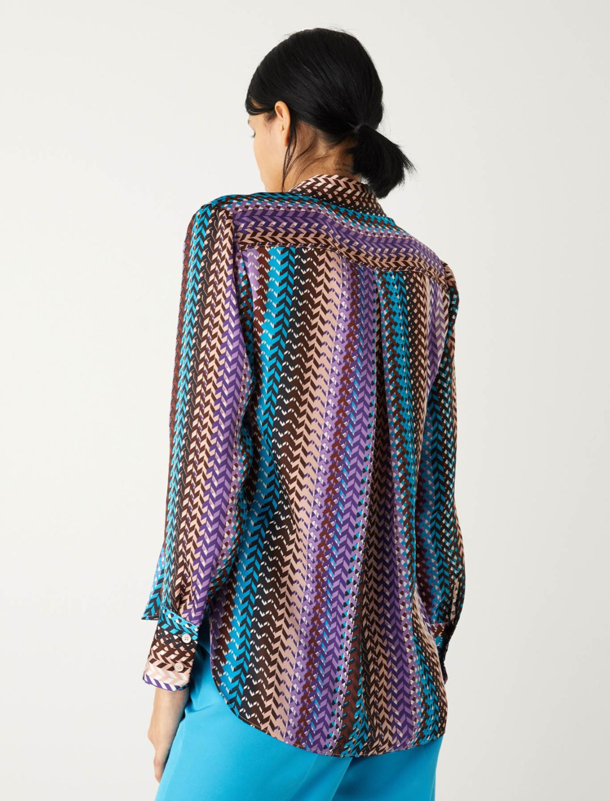 Patterned shirt, turquoise - Marella
