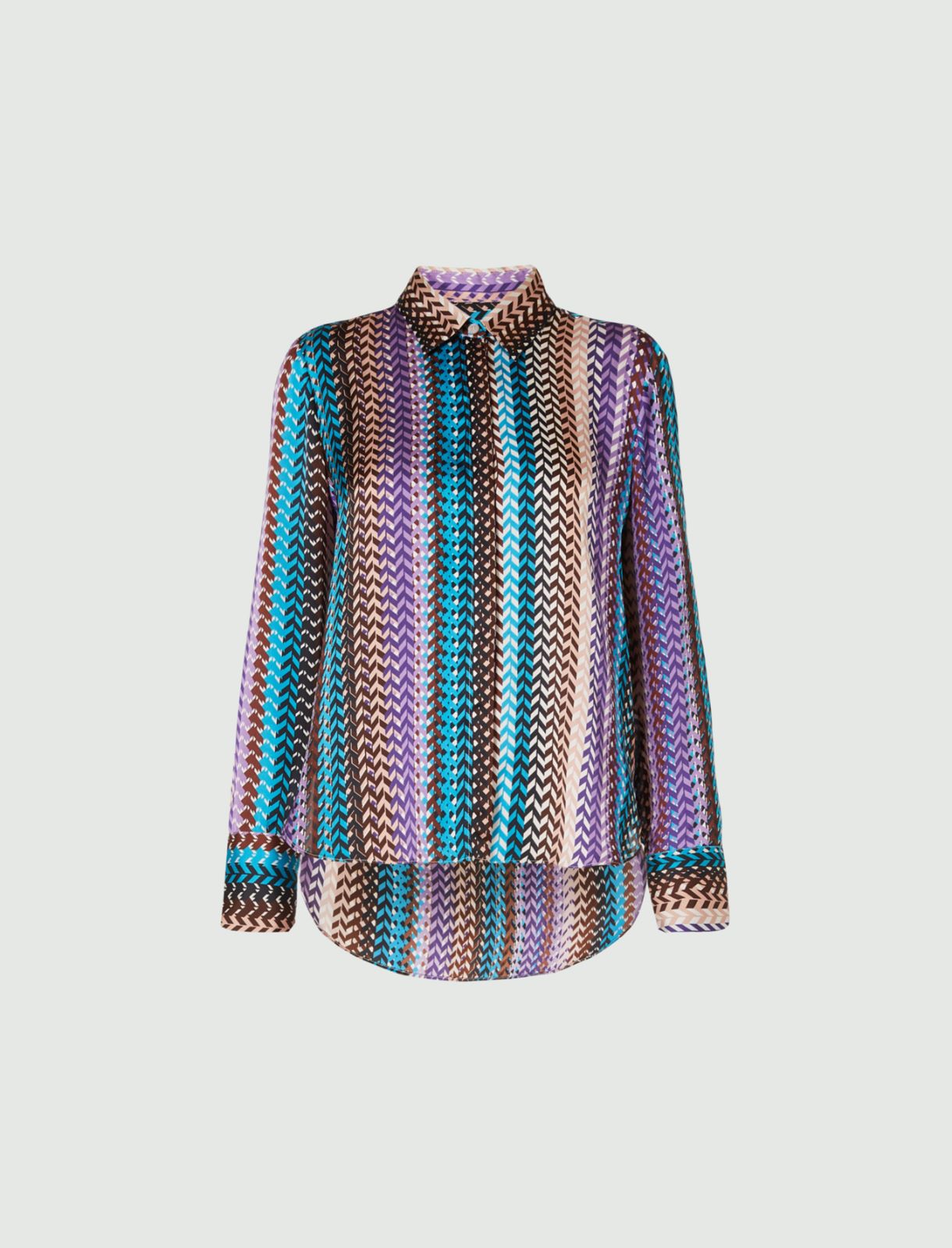Patterned shirt, turquoise - Marella