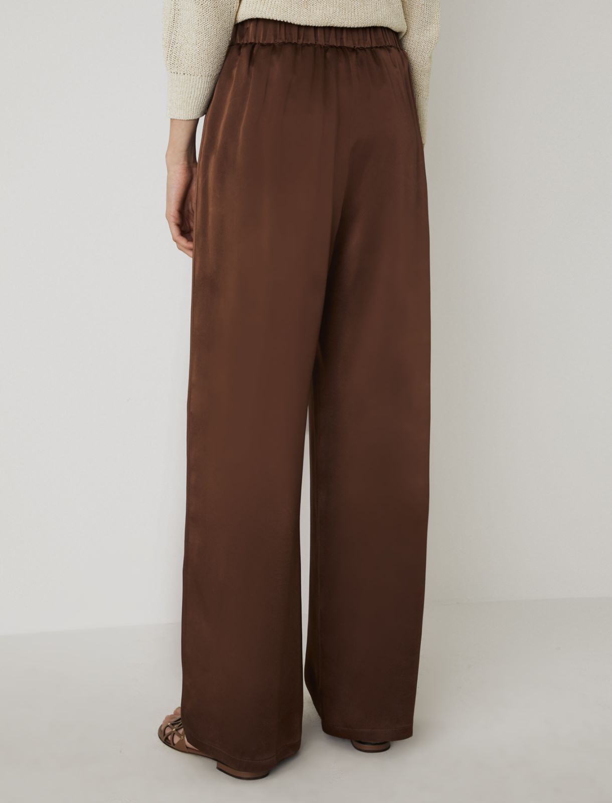 Satinhose, braun - Marella