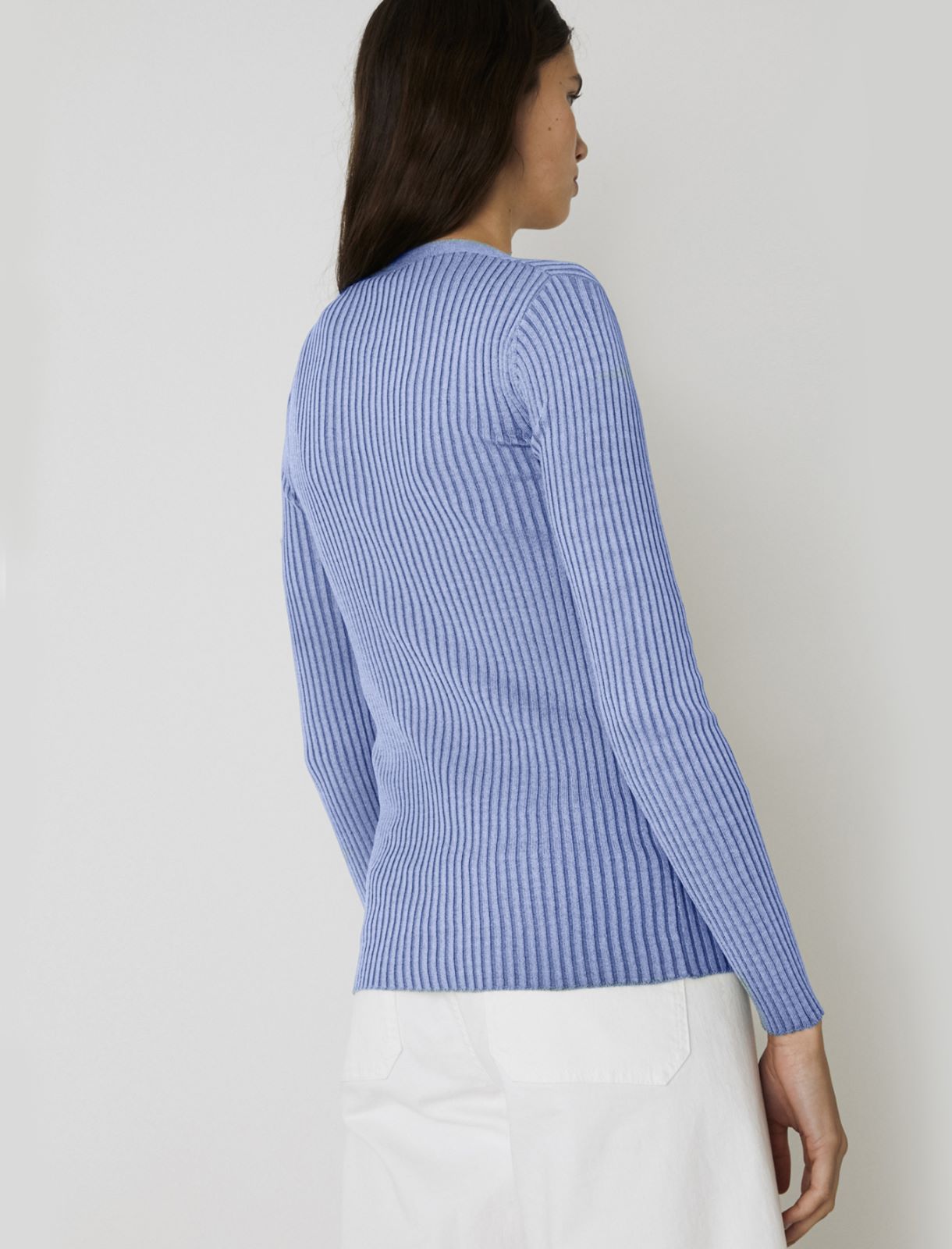 Slim-fit cardigan, deep blue - Marella