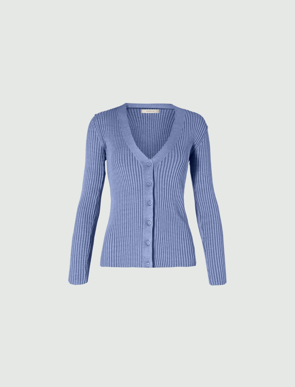 Slim-fit cardigan, deep blue - Marella
