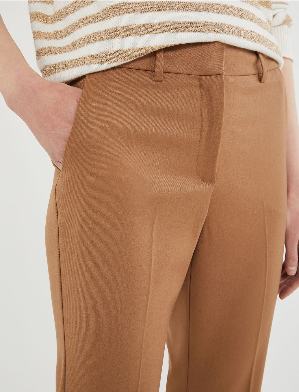 Bootcut trousers - Camel - Marella - 4