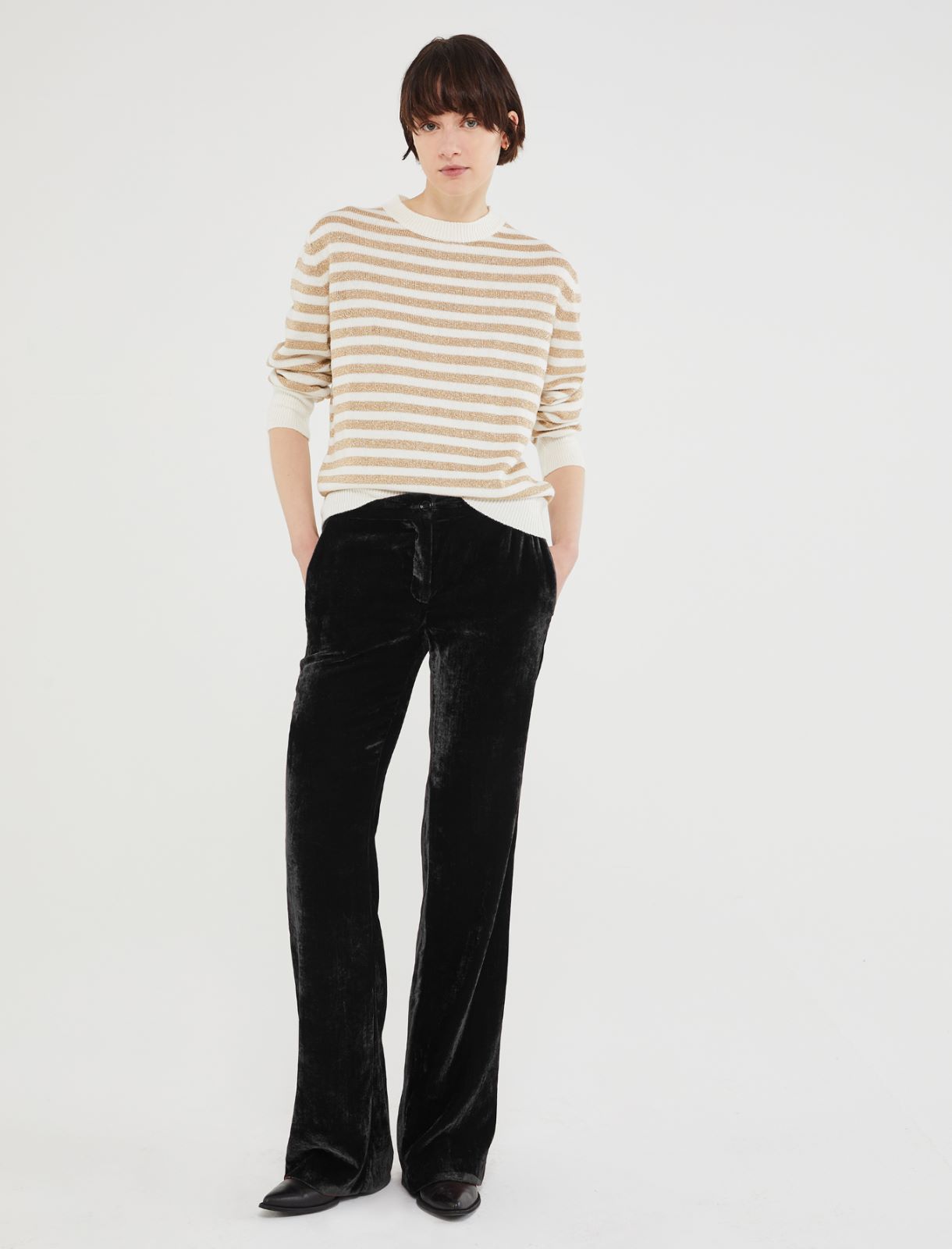 Striped sweater - Cream - Marella - 2