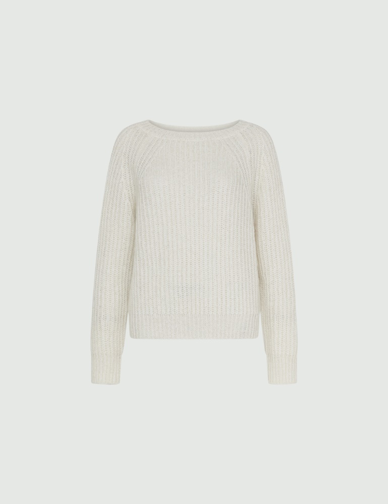 Rib-knit sweater - Cream - Marella - 2