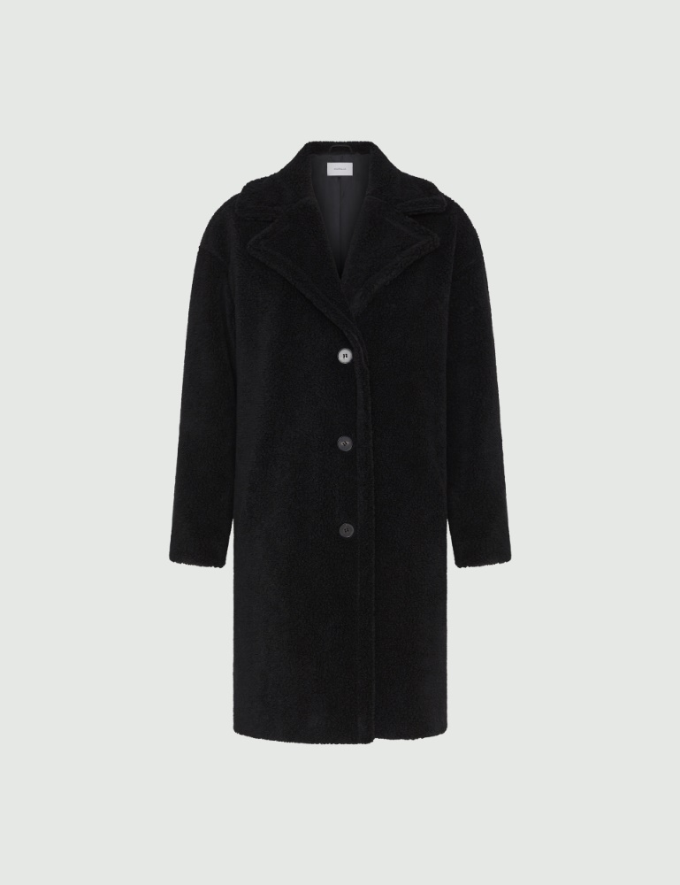 Teddy coat - Black - Marella - 2