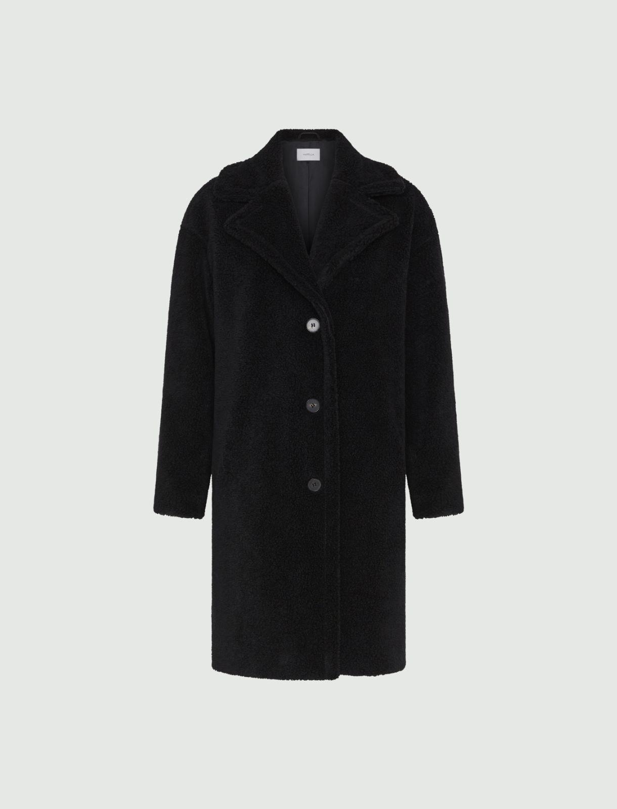 Teddy coat - Black - Marina Rinaldi - 5