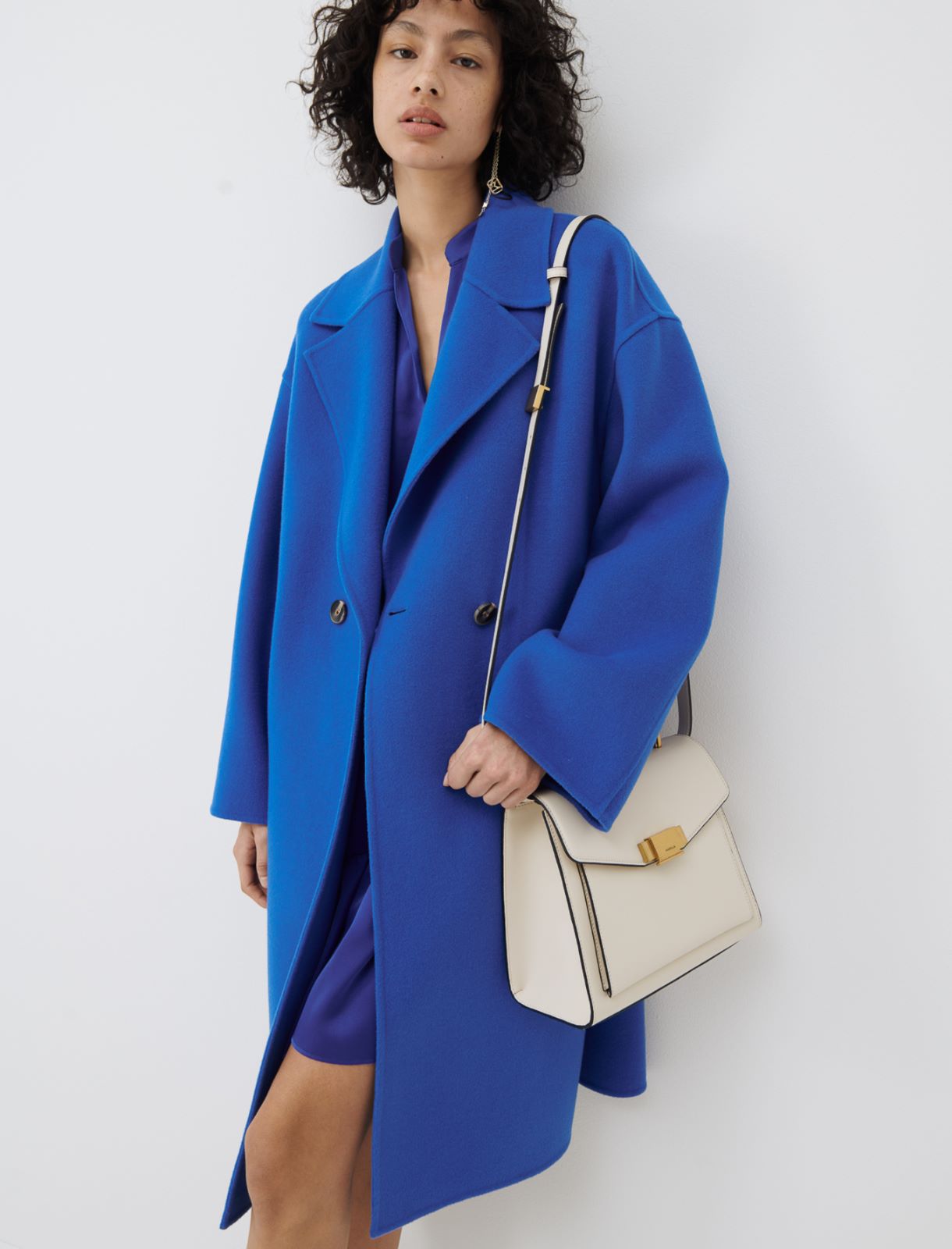 Manteau en laine - Bleuet - Marella - 3