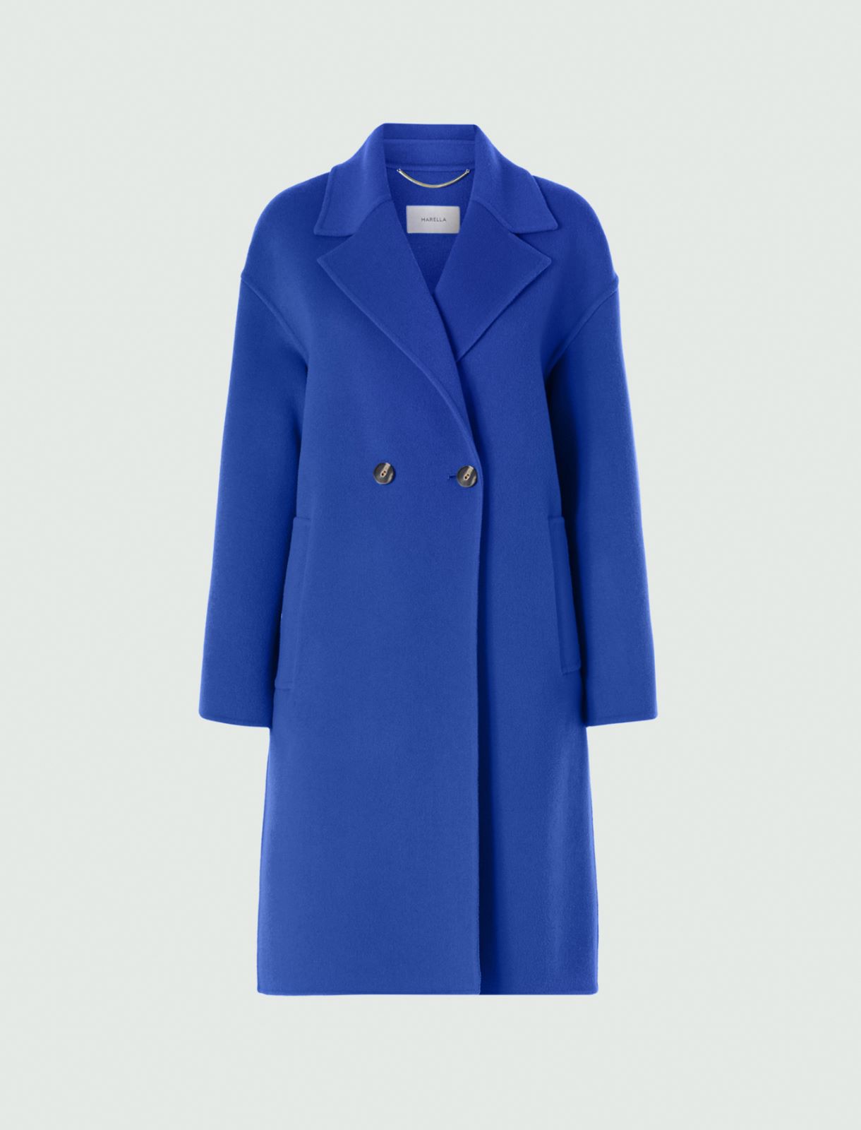Manteau en laine - Bleuet - Marella - 5