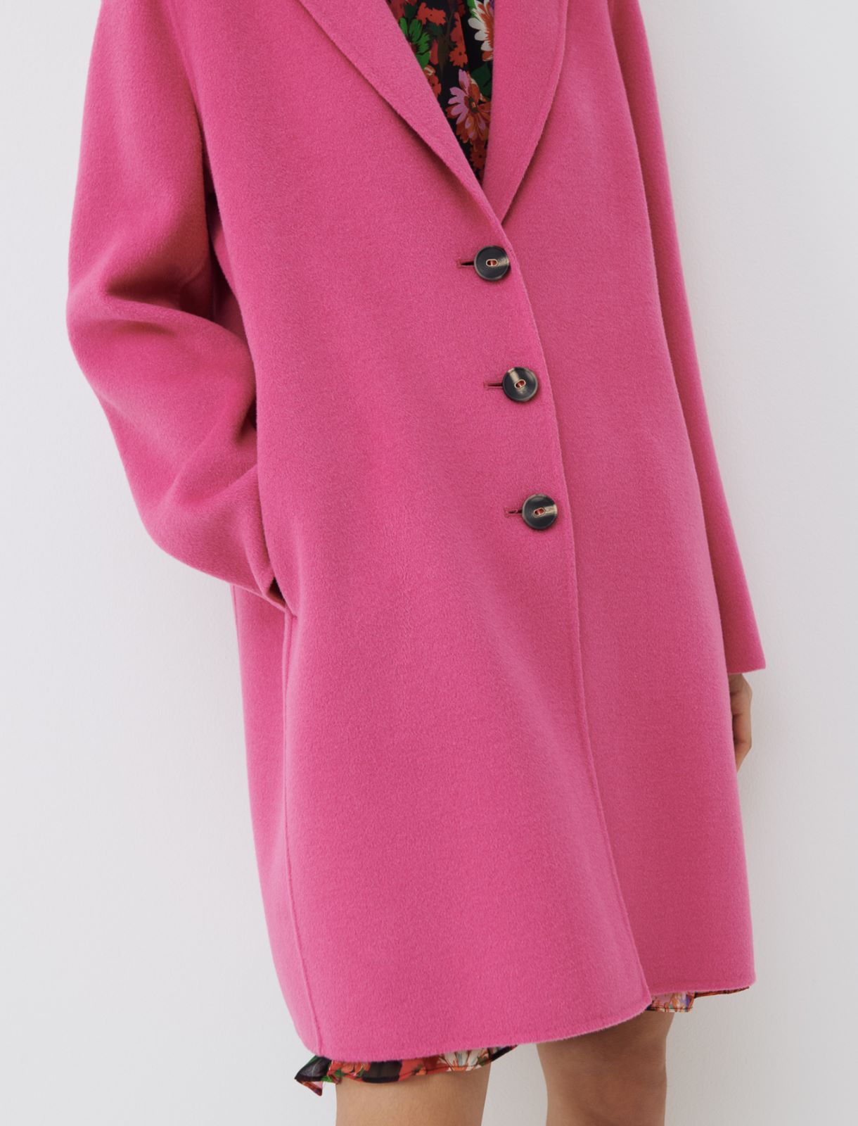 Single-breasted coat - Pink - Marella - 4