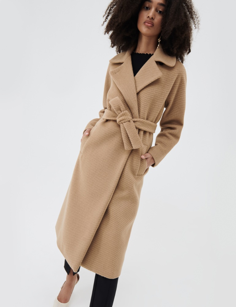Trench Coats Marella, Camel Color Trench Coat Womens