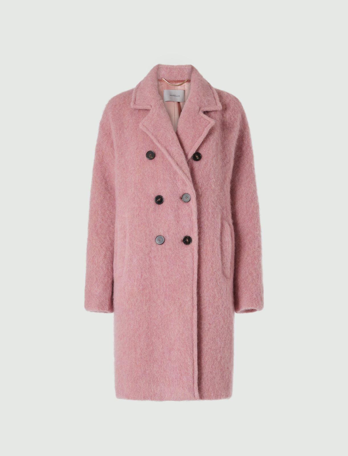 Double-breasted coat - Pink - Marina Rinaldi