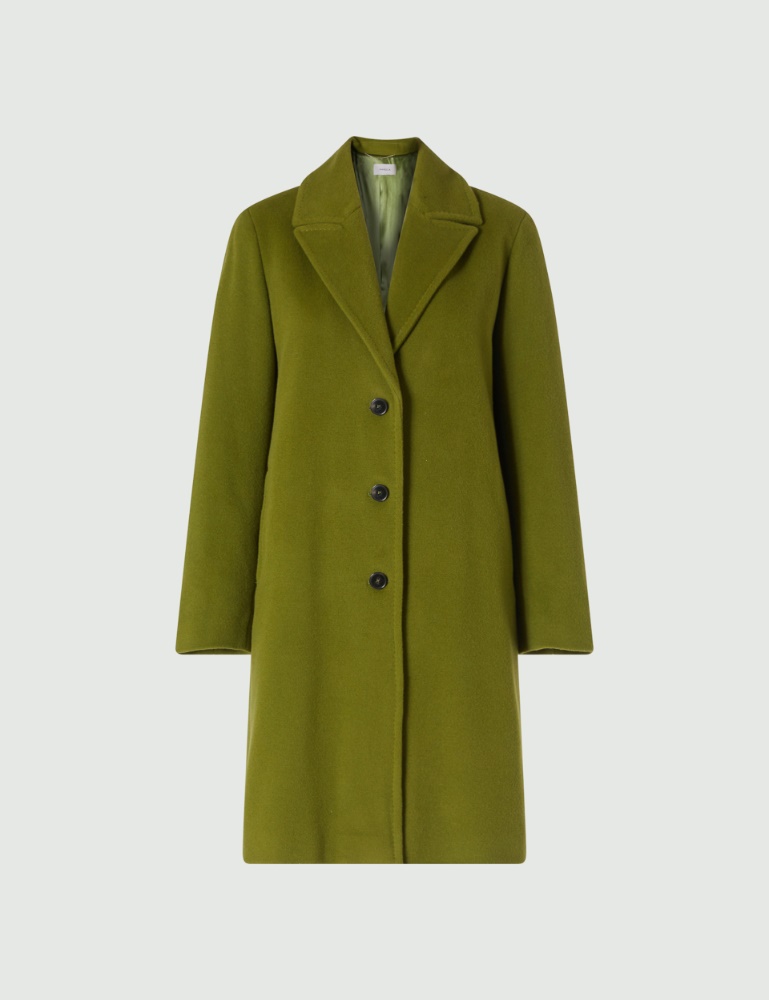 Velour coat - Lime - Marella - 2