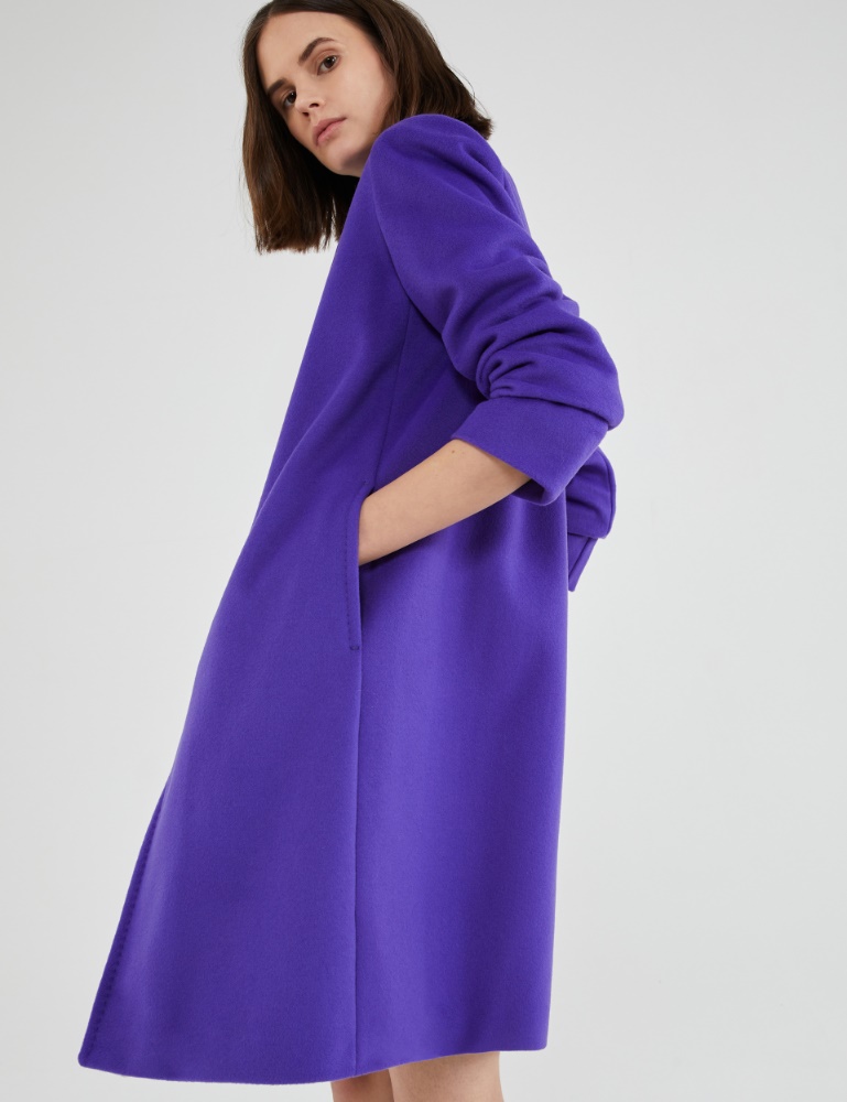 Velour coat - Purple - Marella
