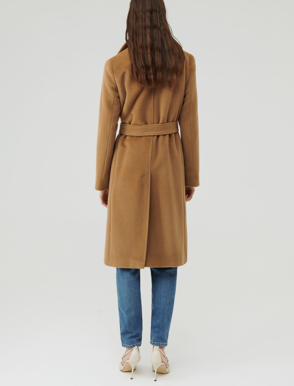 Belted coat, camel | Marella
