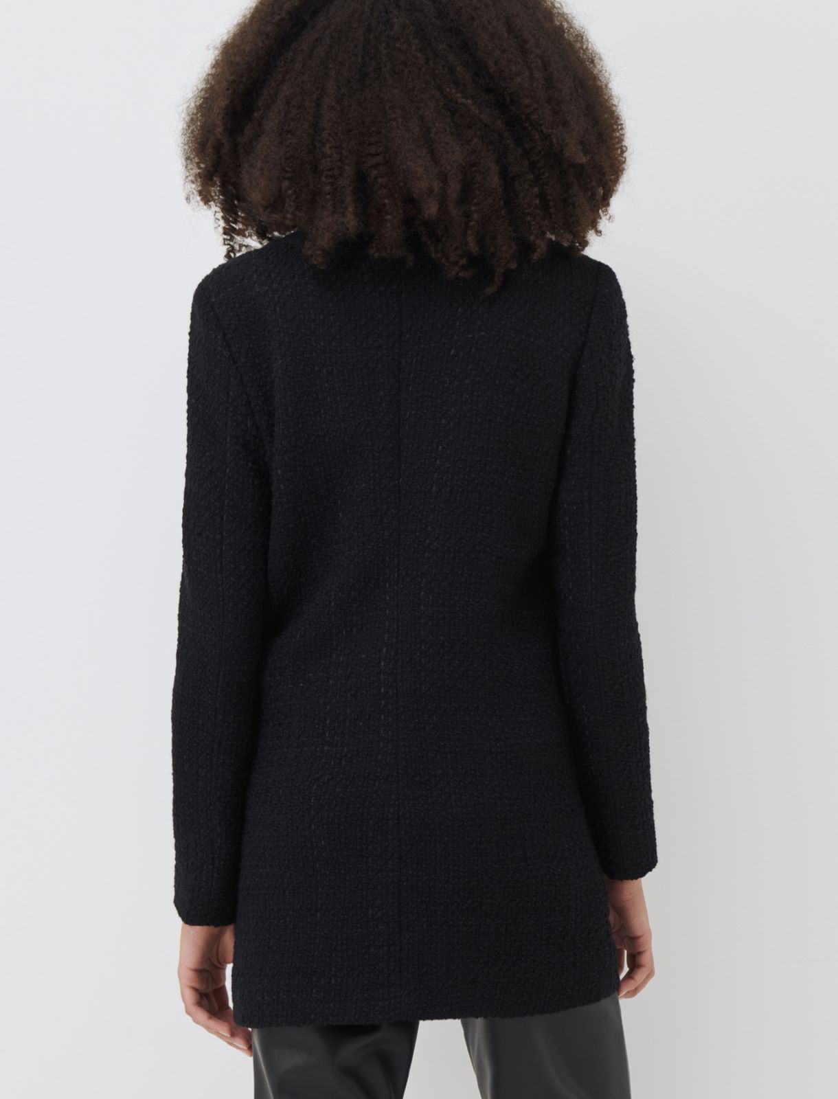 Tweed jacket - Black - Marella - 2
