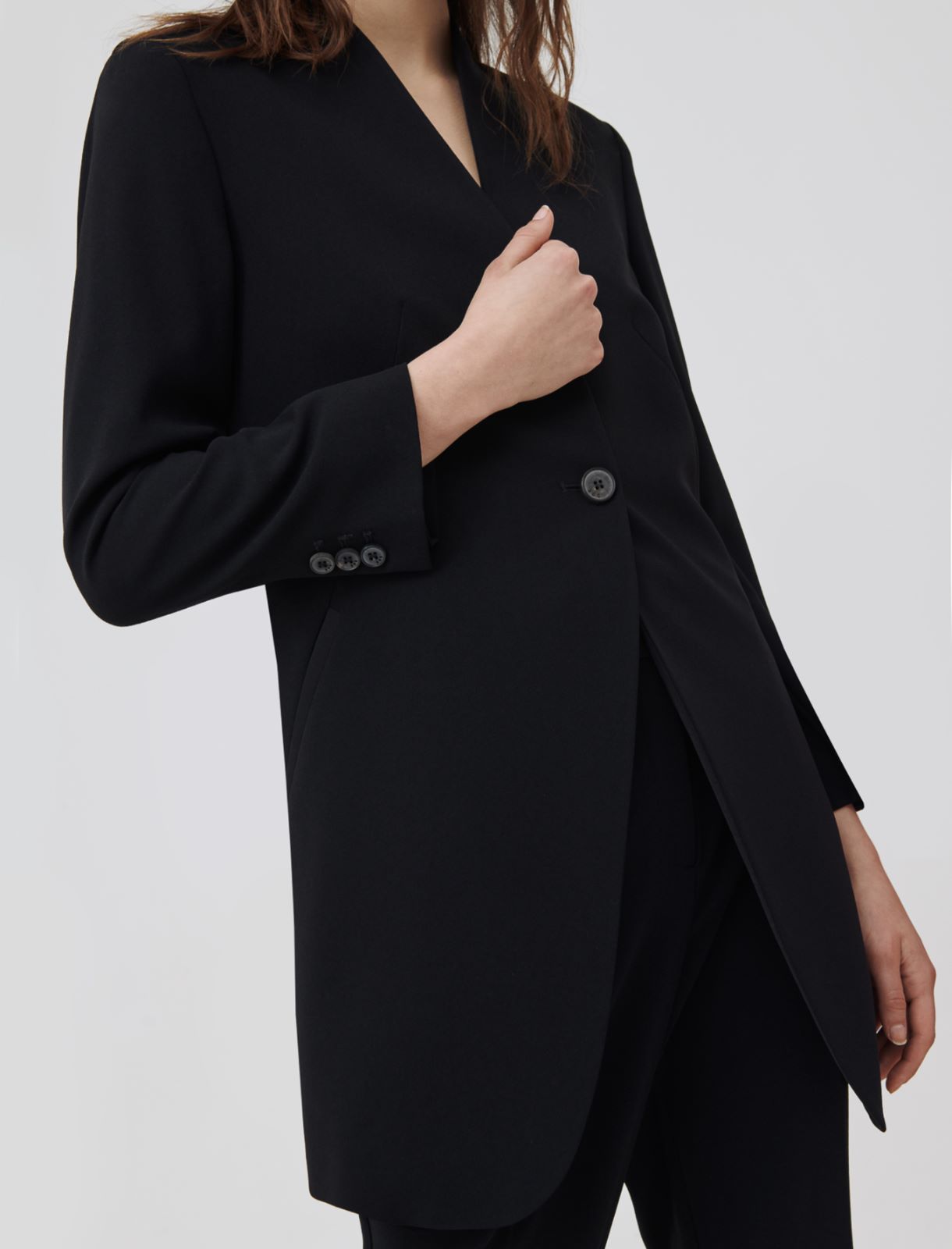 Long blazer, black - Marella