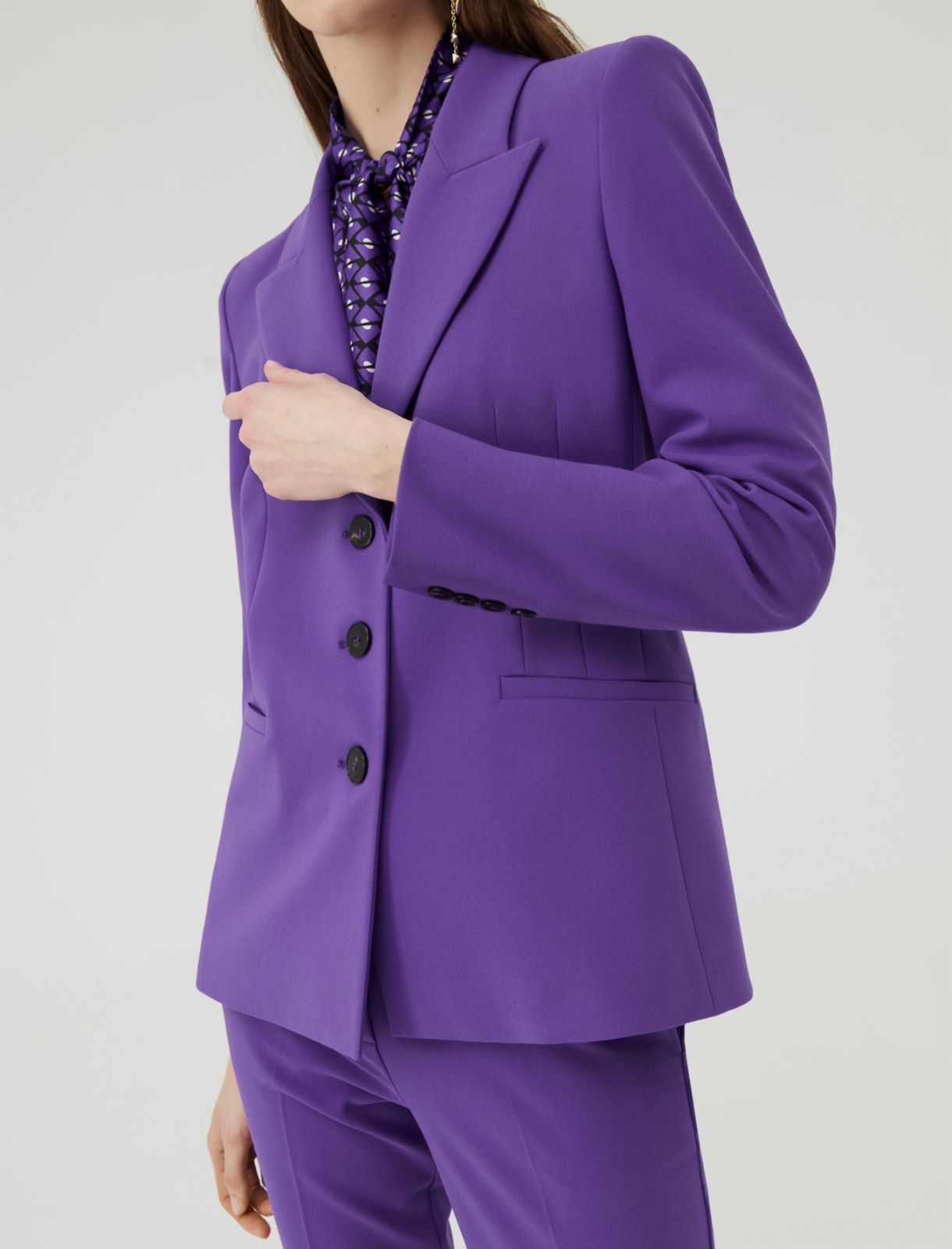 Cady blazer - Purple - Marella - 4