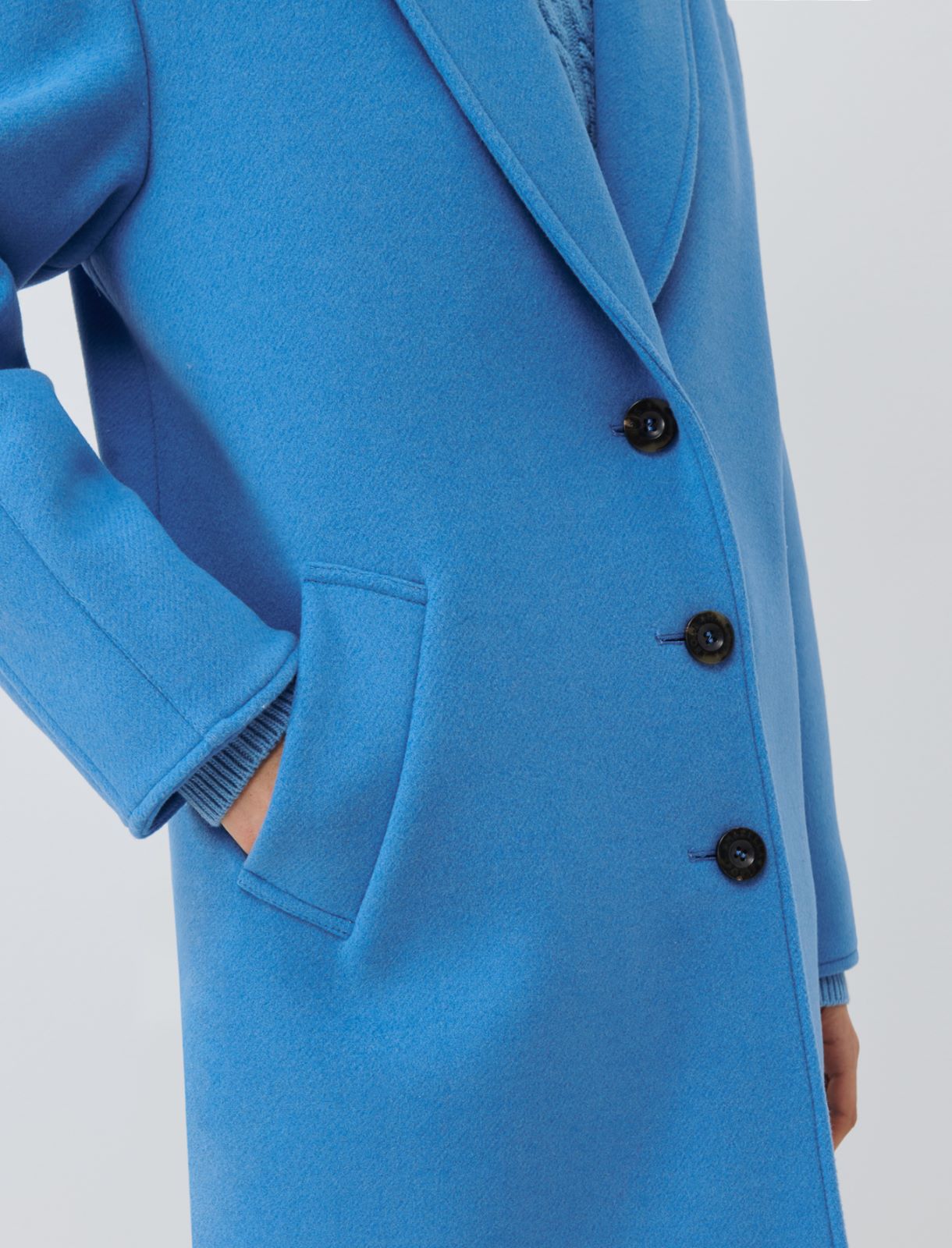 Cloth coat - Dark blue - Marella - 4