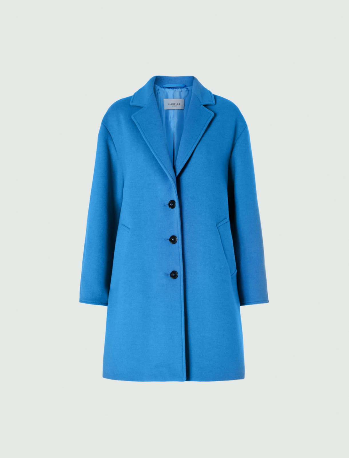Manteau en drap - Bleu glace - Marella