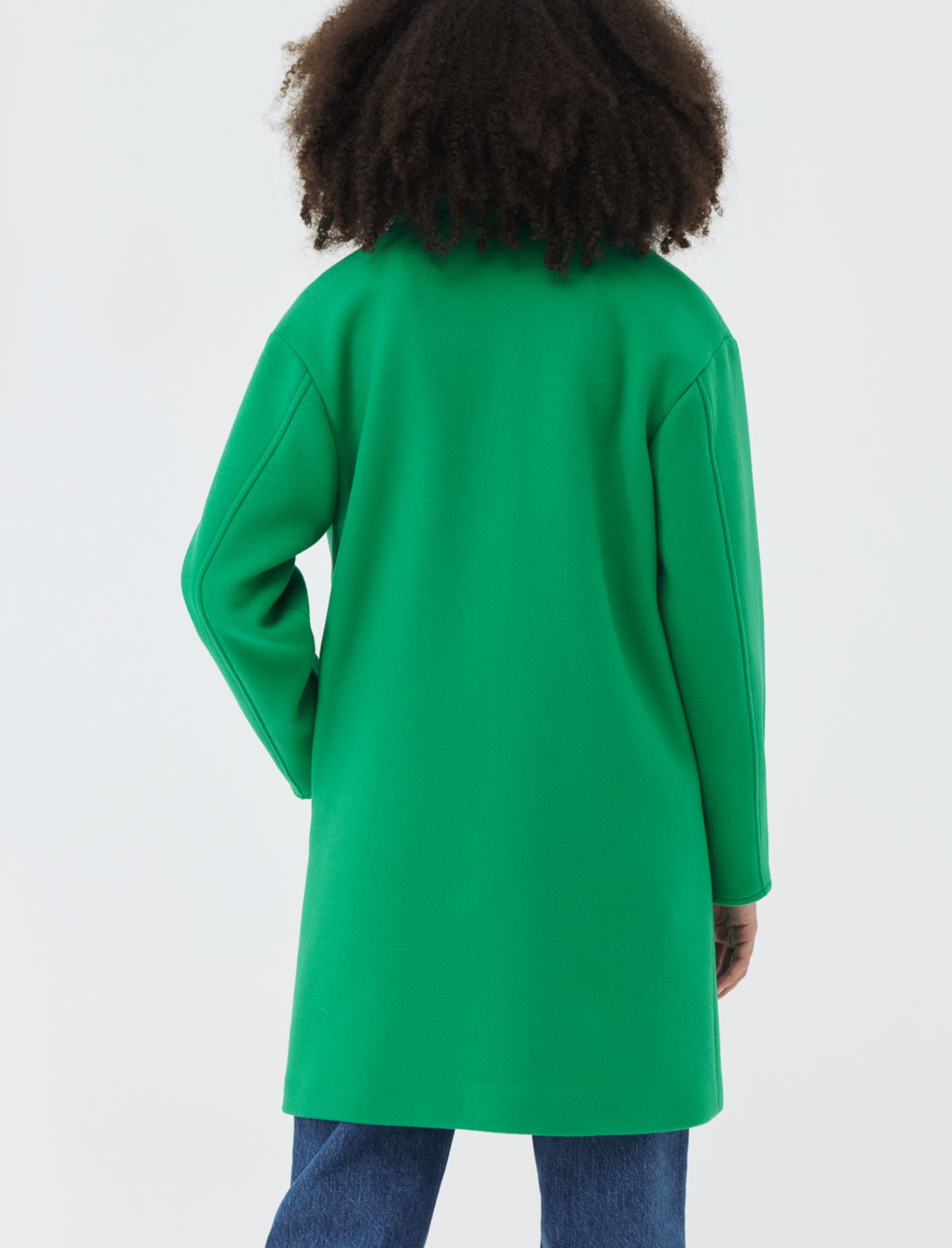 Cappotto in panno, verde - Marella